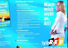 Almanya'da çirkin afiş