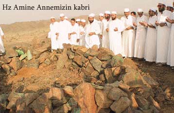 Hz.Amine'nin mezarının fotoğrafları