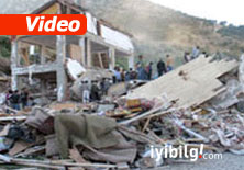 Konya'da çöken binadan görüntüler -Video