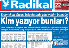 'Radikal' manşetler