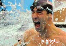 Ve Phelps olimpiyat tarihine geçti 
