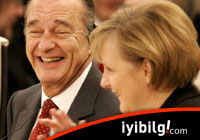 Merkel ve Chirac'tan 