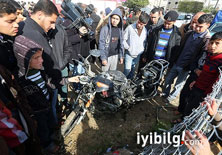İsrail uçakları motosikleti hedef aldı
