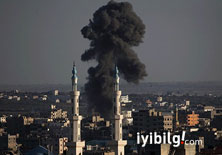 İsrail Gazzeyi yine vurdu