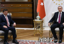 Erdoğan Başbakan Davutoğlu'nu kabul ediyor