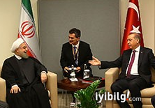 Erdoğan, İran lideri Ruhani ile görüştü
